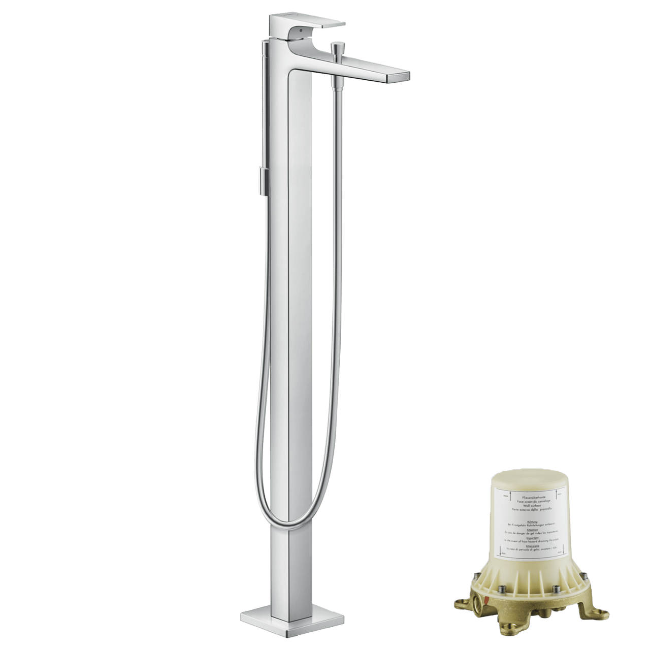 Hansgrohe Metropol robinet de bain mitigeur îlot Chrome Brillant