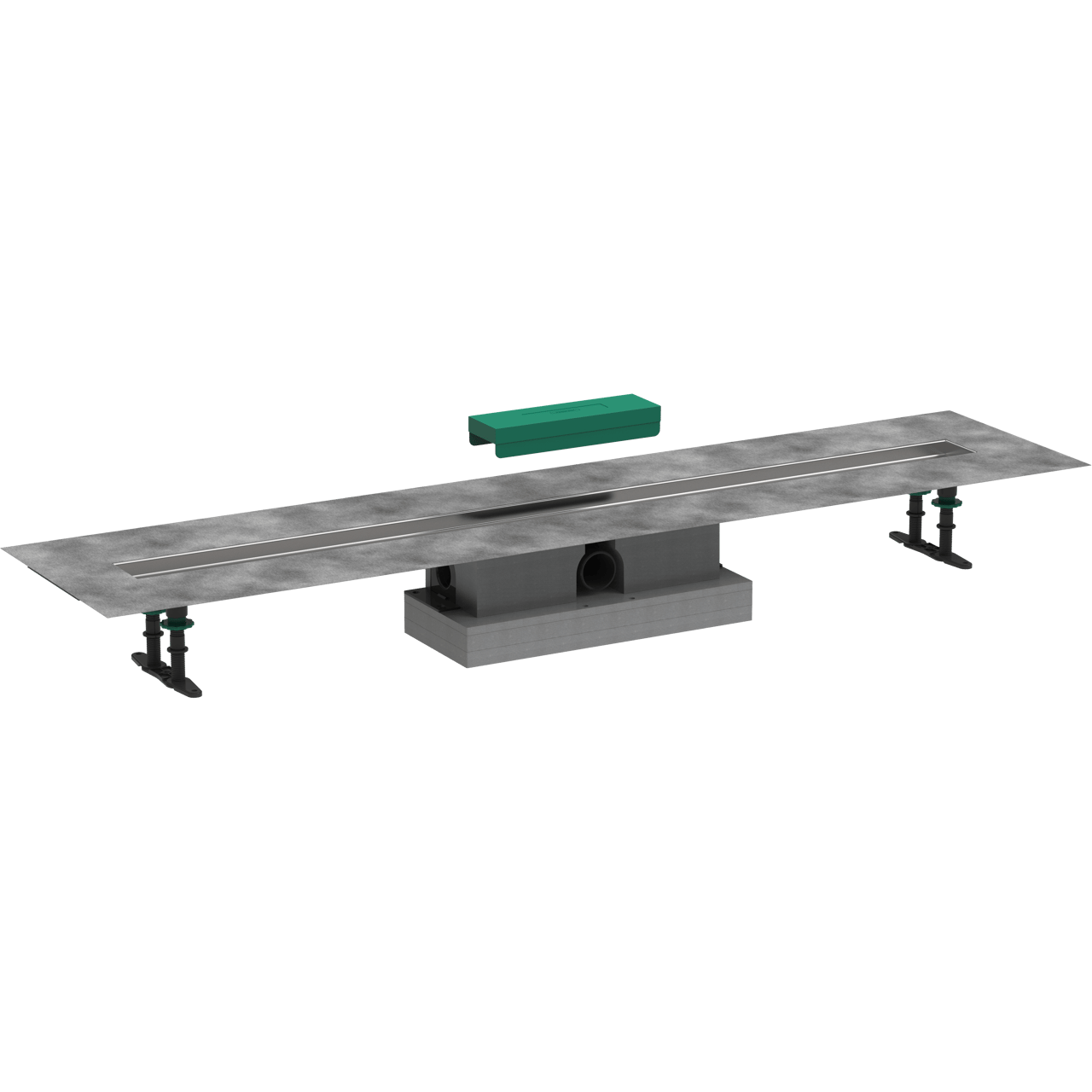 Hansgrohe uBox Standard Installationset für Duschrinne 120cm Für Raindrain Match ou Rock