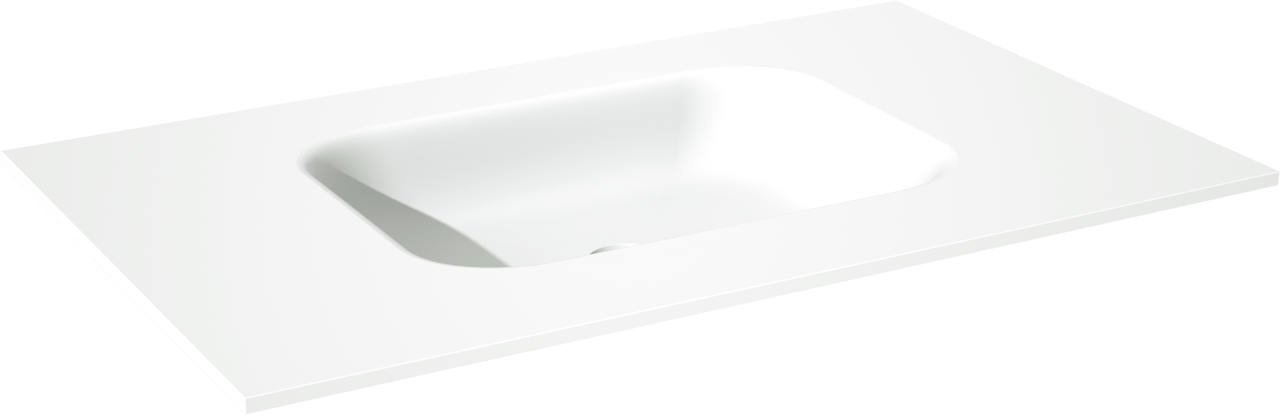 Balmani Tablo Arcato vasque simple Solid Surface mat 90 x 55 cm, crépine non incluse