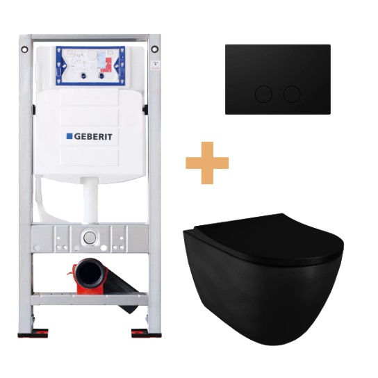 Pack WC promo Geberit UP320 avec WC suspendu Vinto