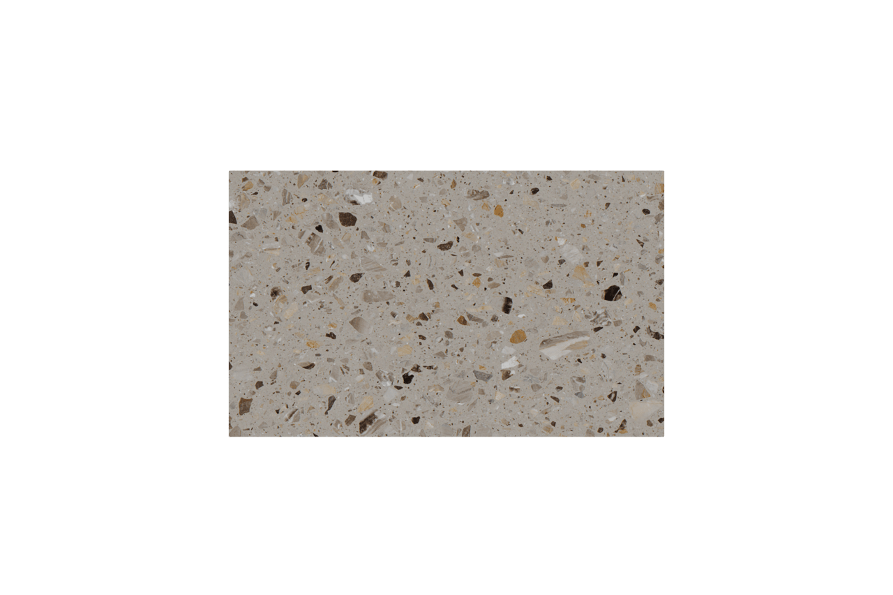 Balmani Stretto enkel tablet greige terrazzo 90 x 55 cm