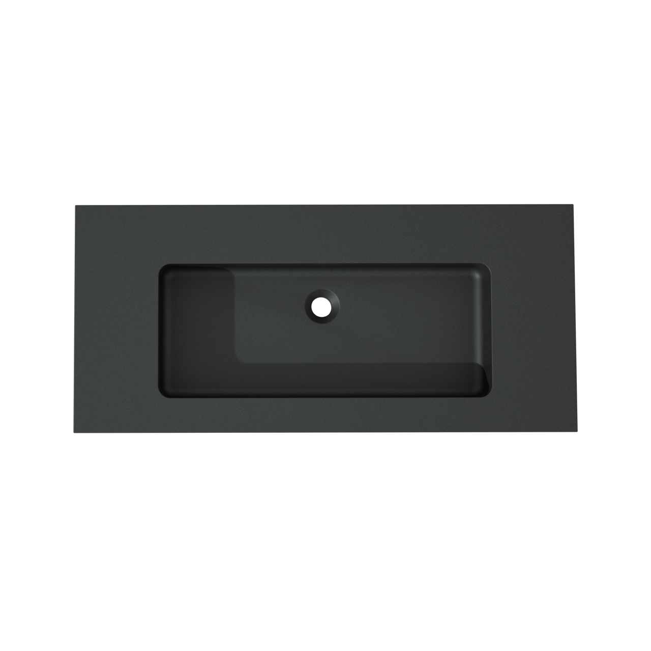 Storke Scuro vasque simple quartz mat 100 x 46 cm
