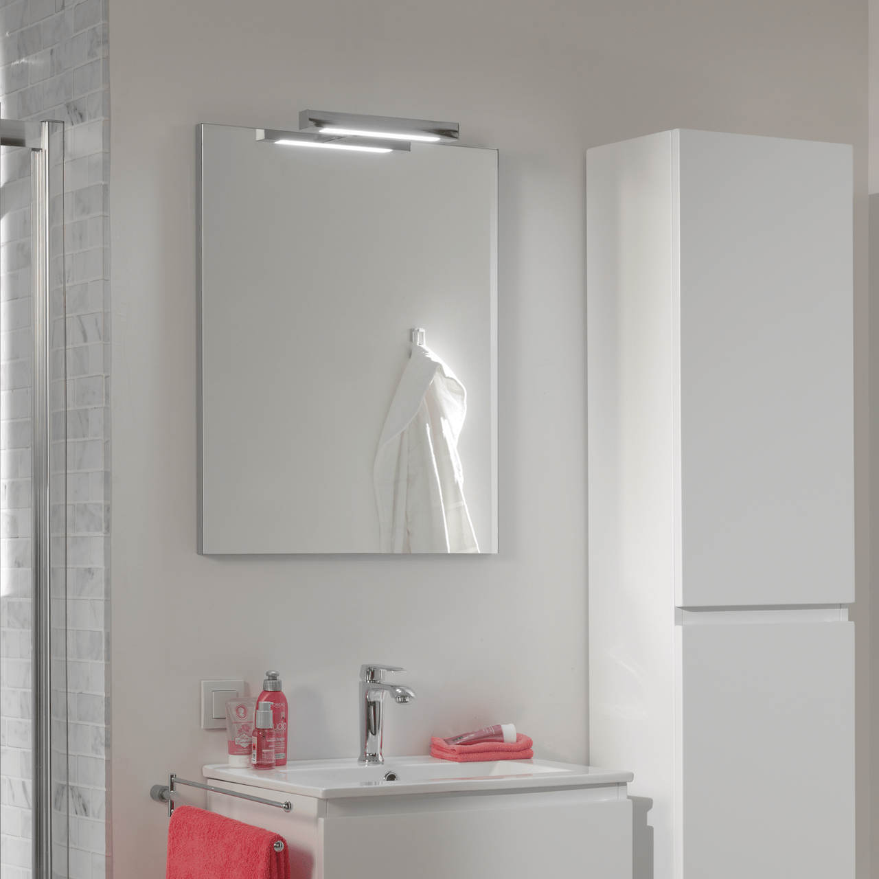 Storke Mamba rechthoekig badkamerspiegel 60 x 72 cm