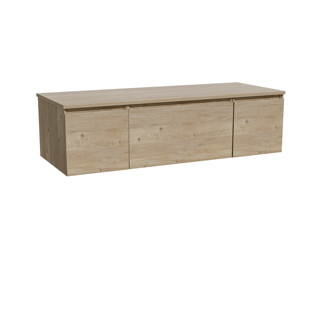 Storke Edge Badmöbel mit Panton Waschtischplatte für Aufsatzwaschbecken