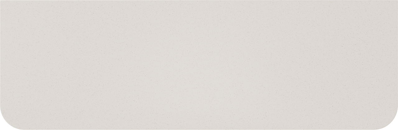 Storke Soft zwevend badkamermeubel 140 x 46 cm Sand mat met Tavola Soft enkele of dubbele tablet in solid surface beige granita