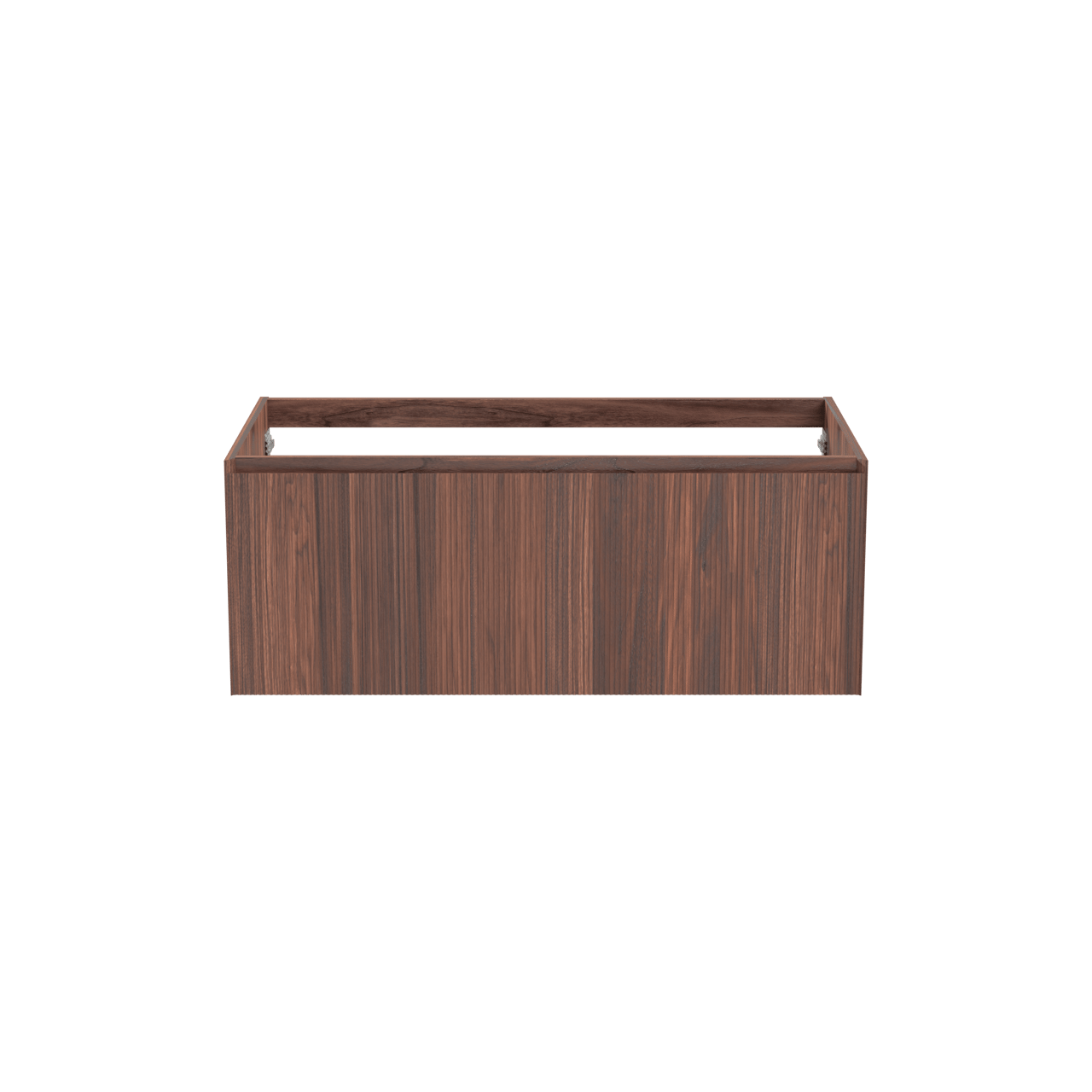 Balmani Fila zwevende wastafelonderkast 120 x 55 cm fineer notelaar 2 lades