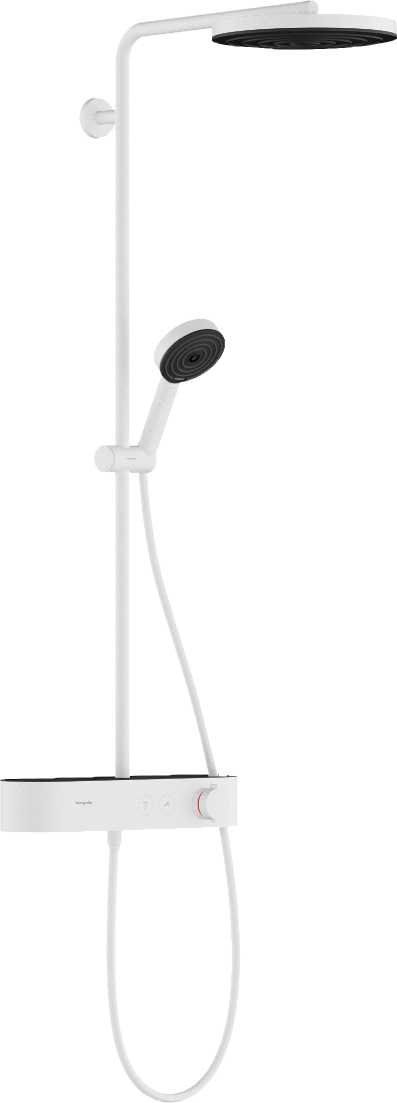 Hansgrohe Pulsify S260 Duschsystem mit Thermostat-Armatur Weiß Matt