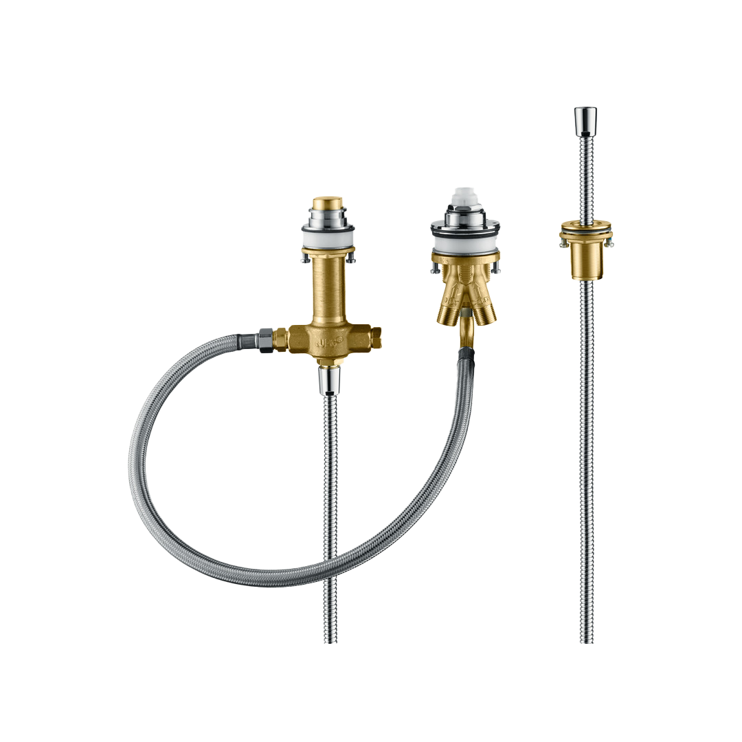 Hansgrohe inbouwelement voor 3-gats badrandkraan