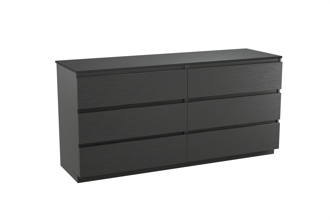 Balmani Lucida meuble salle de bains avec tablette pour vasques Stretto