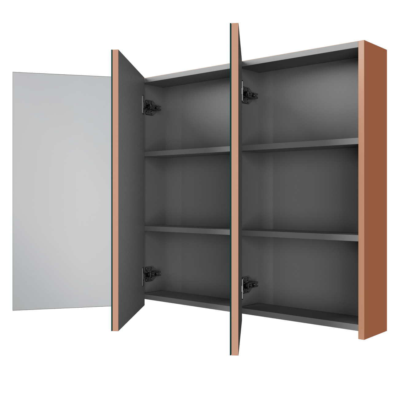 Linie Montro spiegelkast 120 x 75 cm cotto