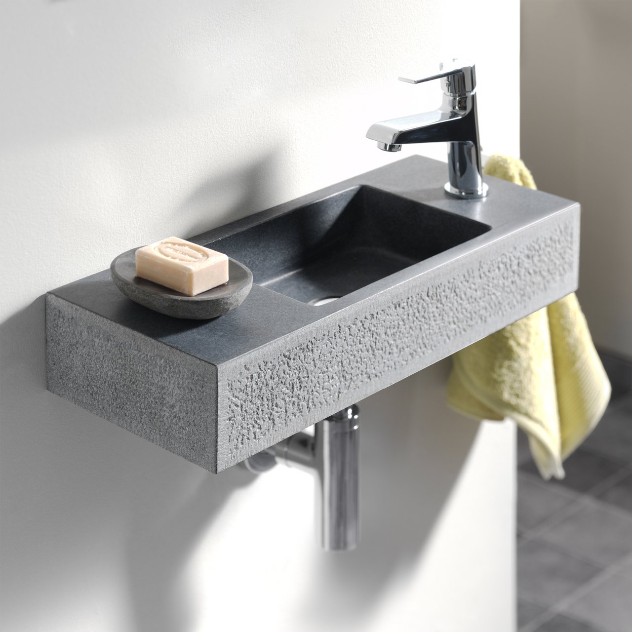 Blaufoss Carson robinet de lave-mains chrome brillant