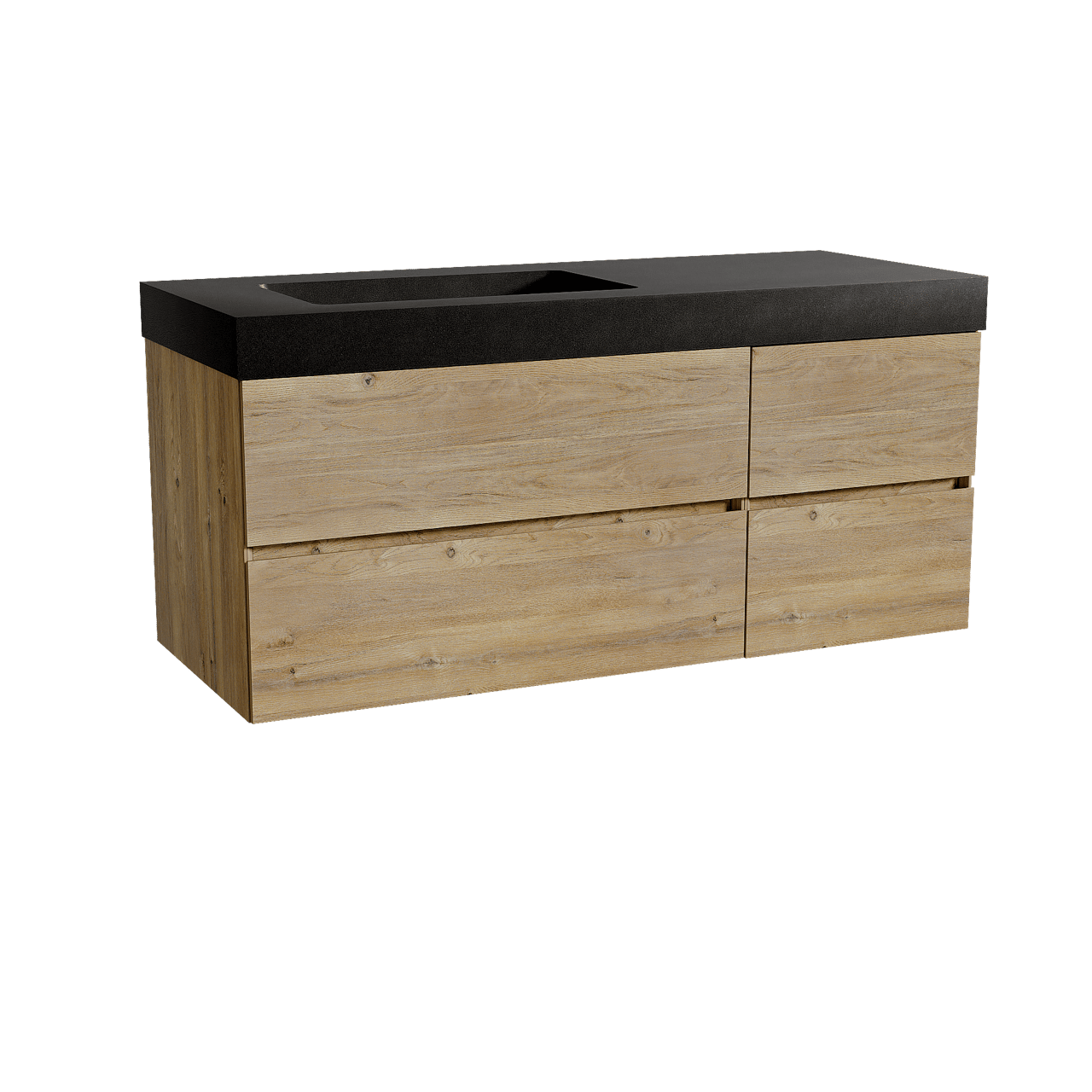 Storke Edge meuble salle de bains avec plan vasque Scuro High