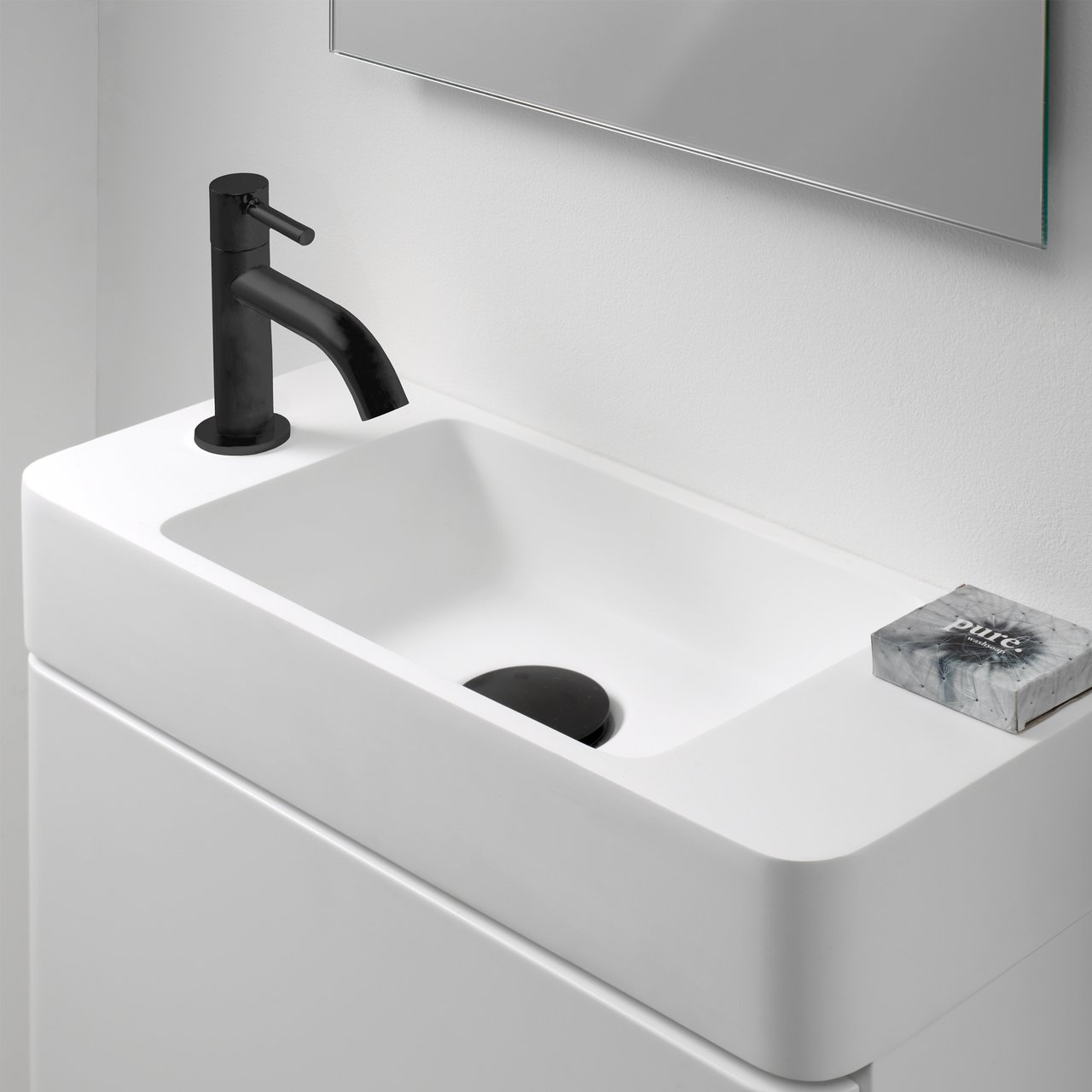 Blaufoss Multa fonteinkraan mat zwart