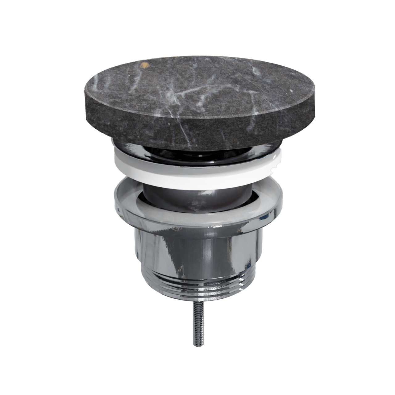 Balmani Click Flat Large Ablaufventil, verriegelbar, Pietra Grey