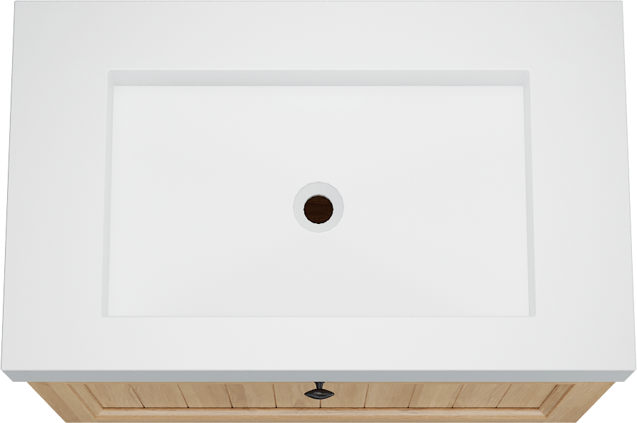 Balmani Lemon zwevend badmeubel 90 x 55 cm, fineer naturel eiken met Modus enkele wastafel in mat wit