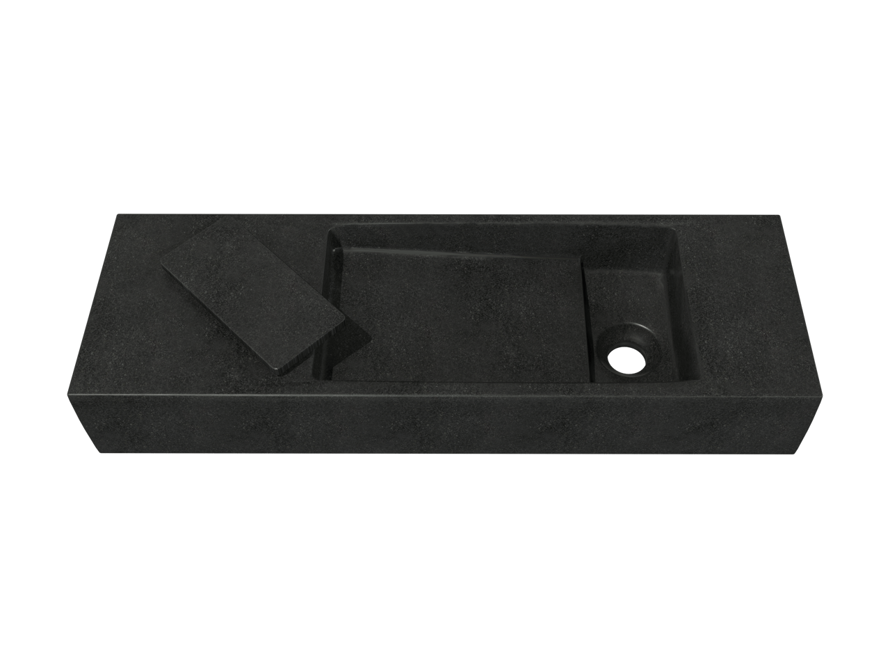 Balmani Mood handenwasser 65 x 20 cm Verzoete Graniet