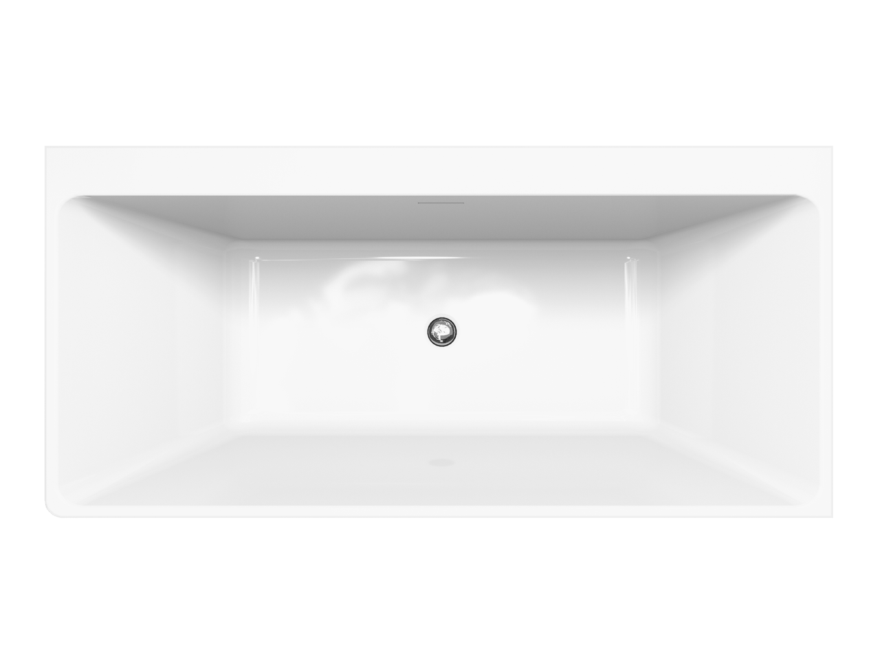 Luca Varess Coda 2 Personen Eckbadewanne, rechts, 190 x 90 cm, Acryl, weiß glänzend