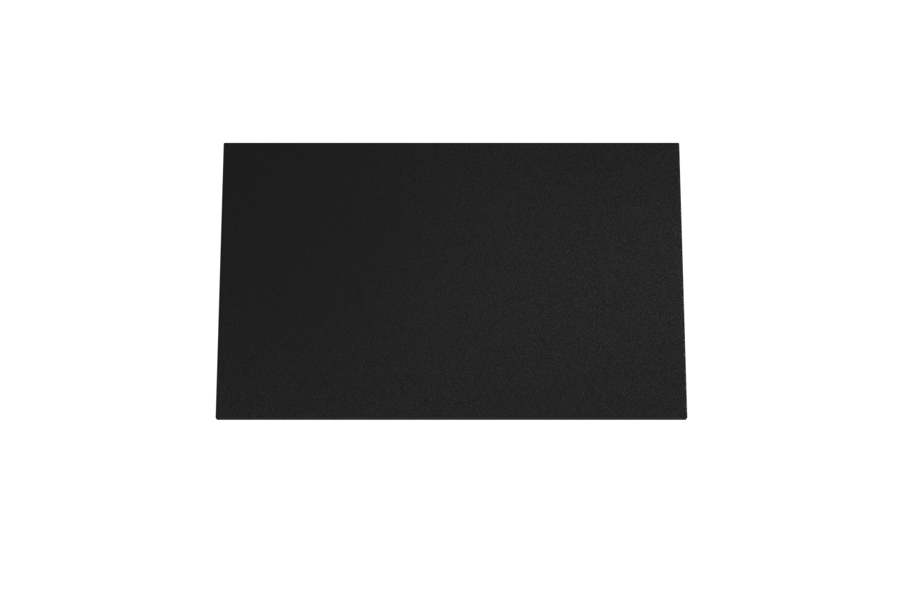 Storke Panton tablette simple mdf enduit de poudre noir mat 85 x 52 cm