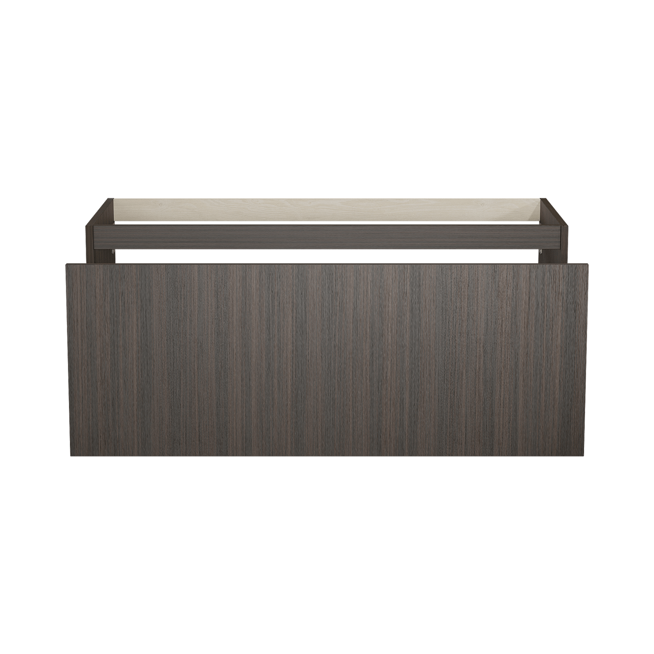 Balmani Sfera meuble sous-vasque suspendu 120 x 55 cm Eucalyptus 2 tiroirs