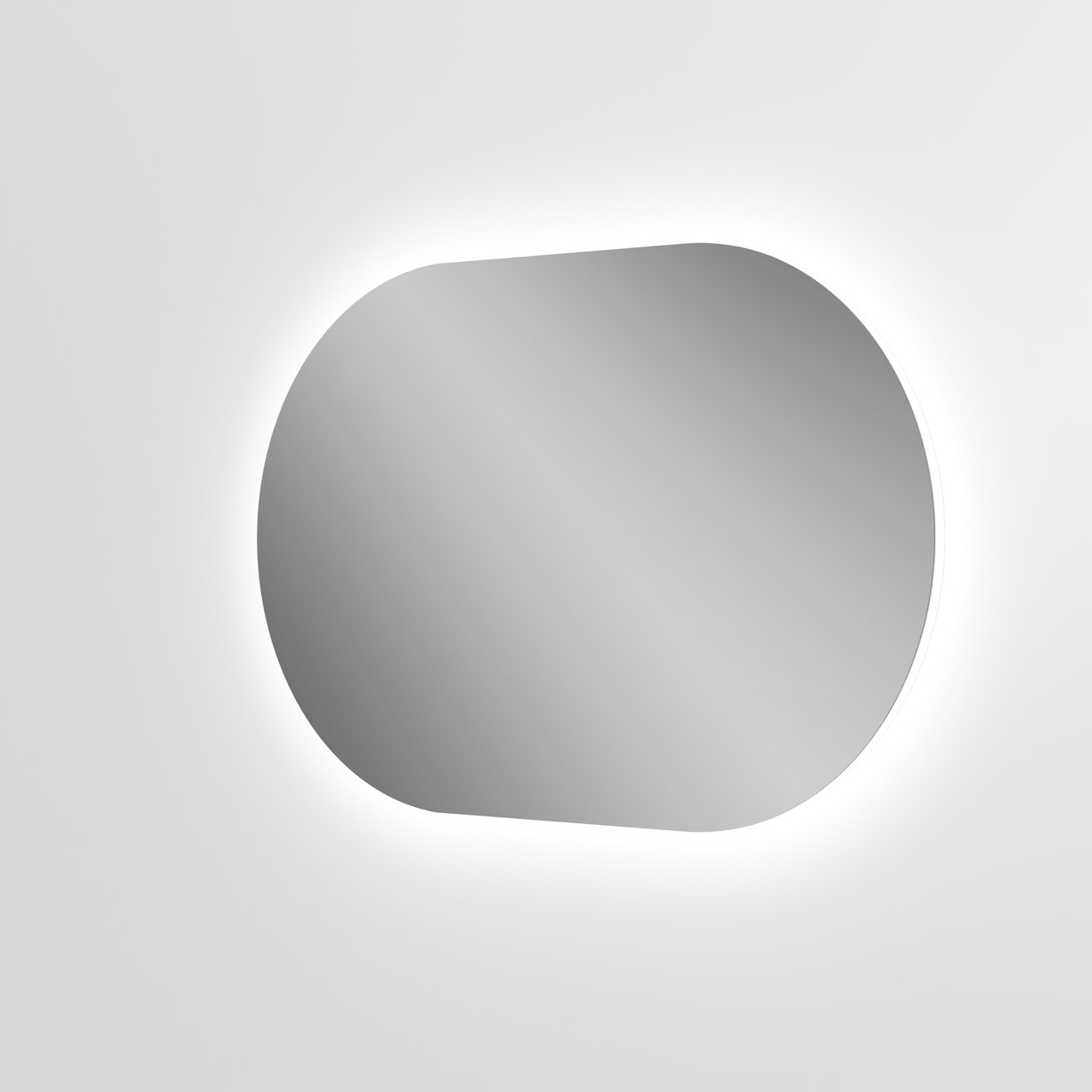 Balmani Cloud miroir ovale lumineux et anti-buée 100 x 65 cm