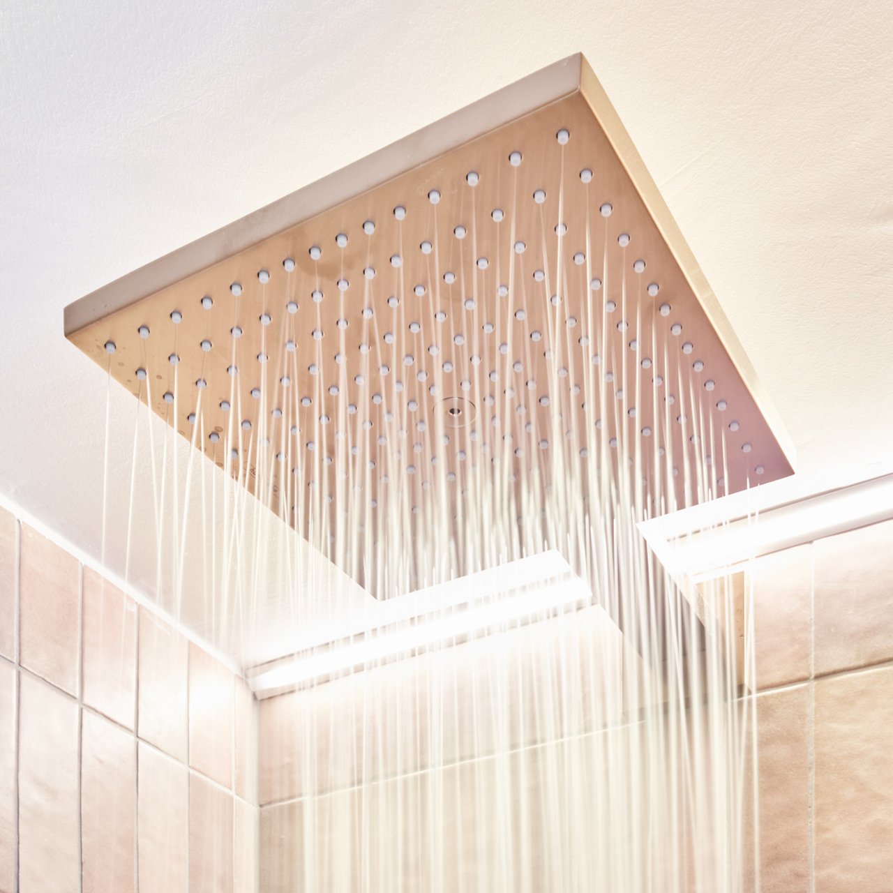 Hansgrohe Raindance E300 hoofddouche met muursteun ø30cm Brushed Bronze