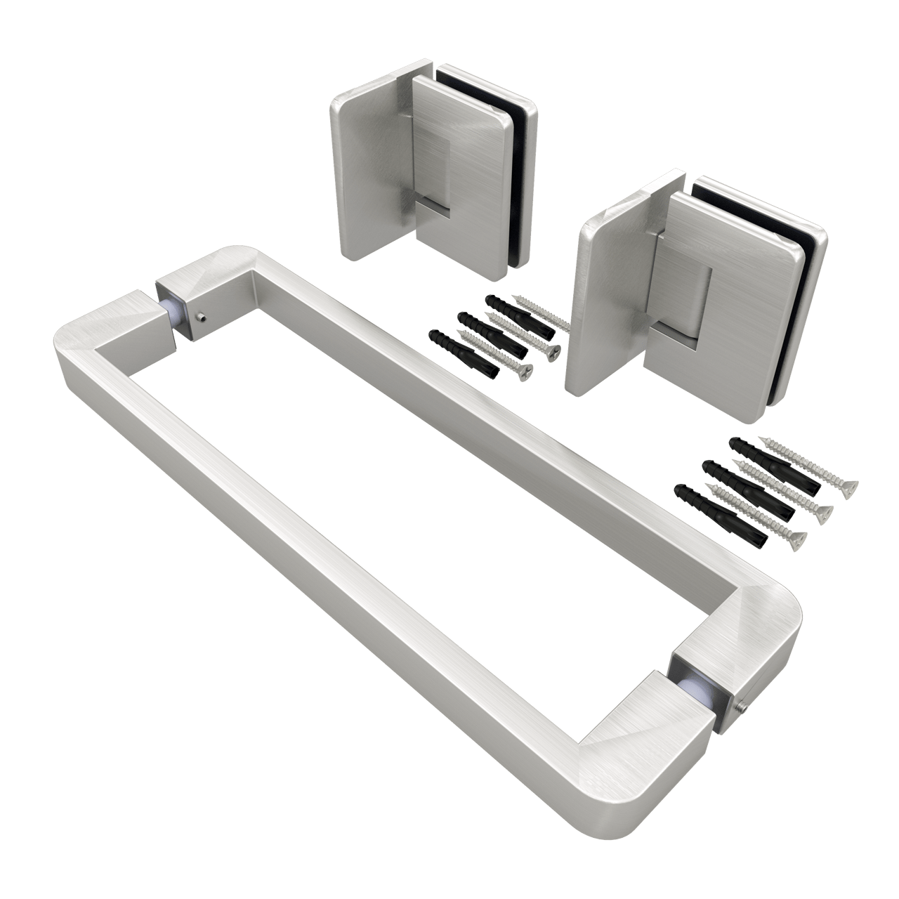 Balmani Modular douchedeur scharnieren en greep Brushed inox