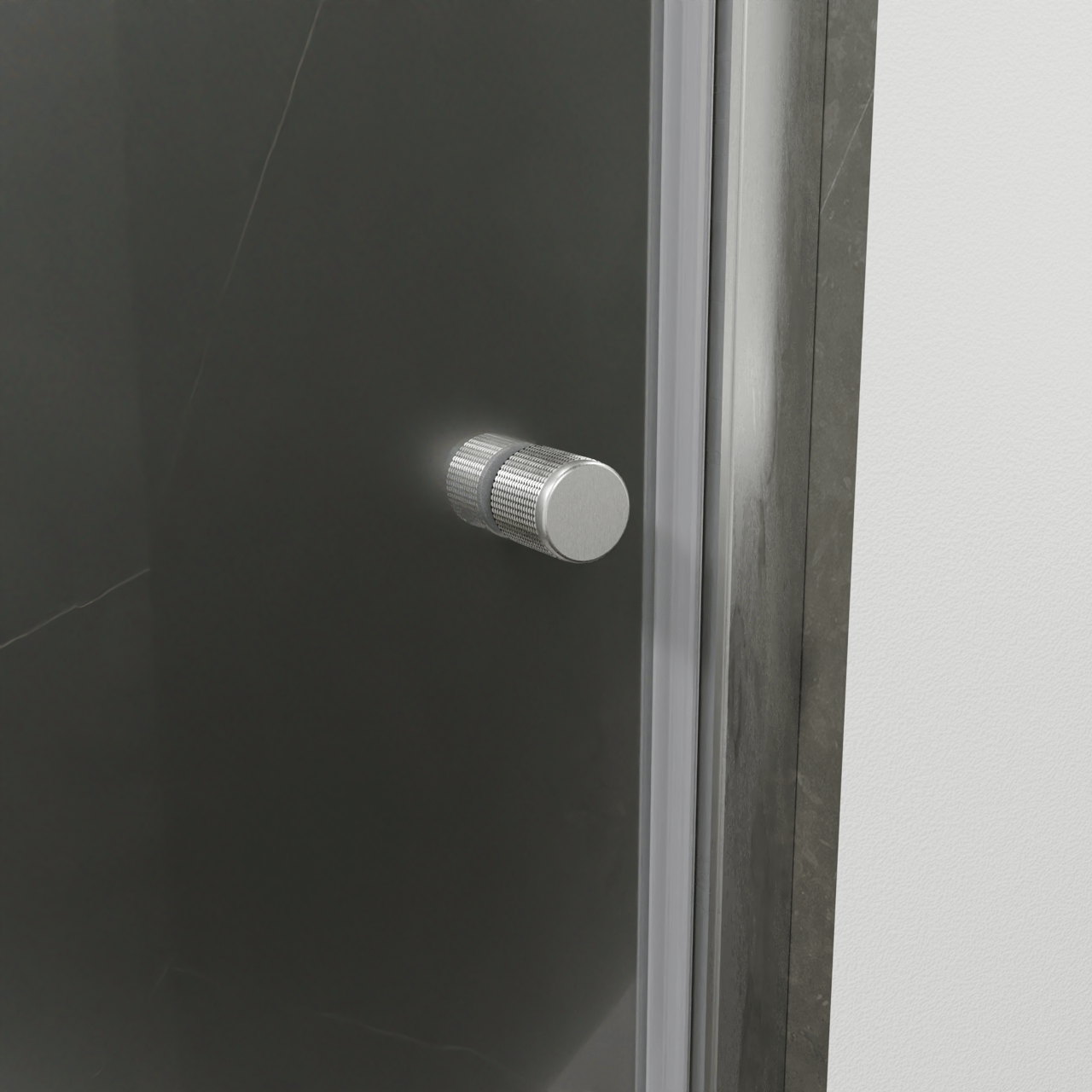 Luca Varess Kuresa douche draaideur 85 x 200 cm helder glas glans chroom profiel