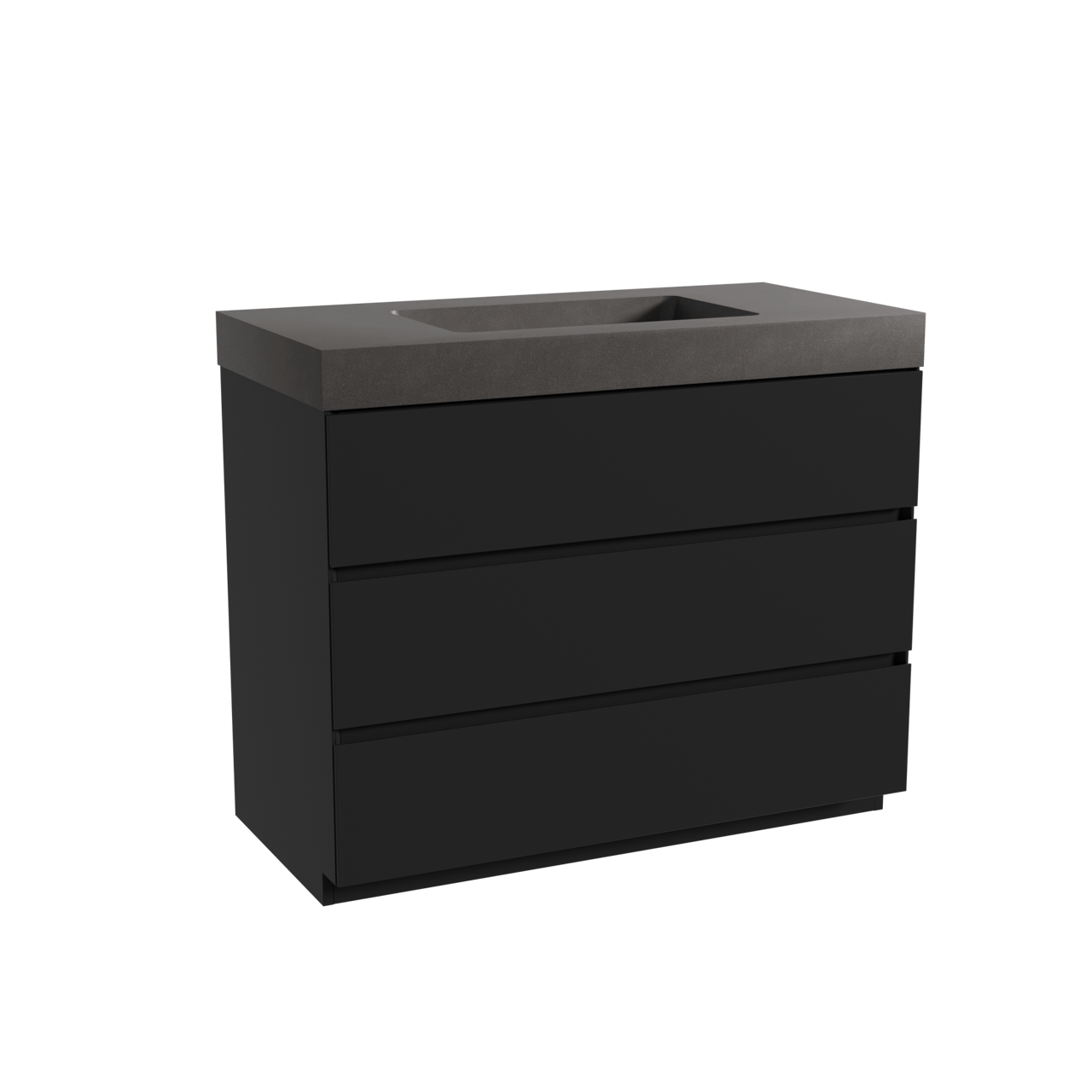 Storke Edge meuble salle de bains avec lavabo Scuro High