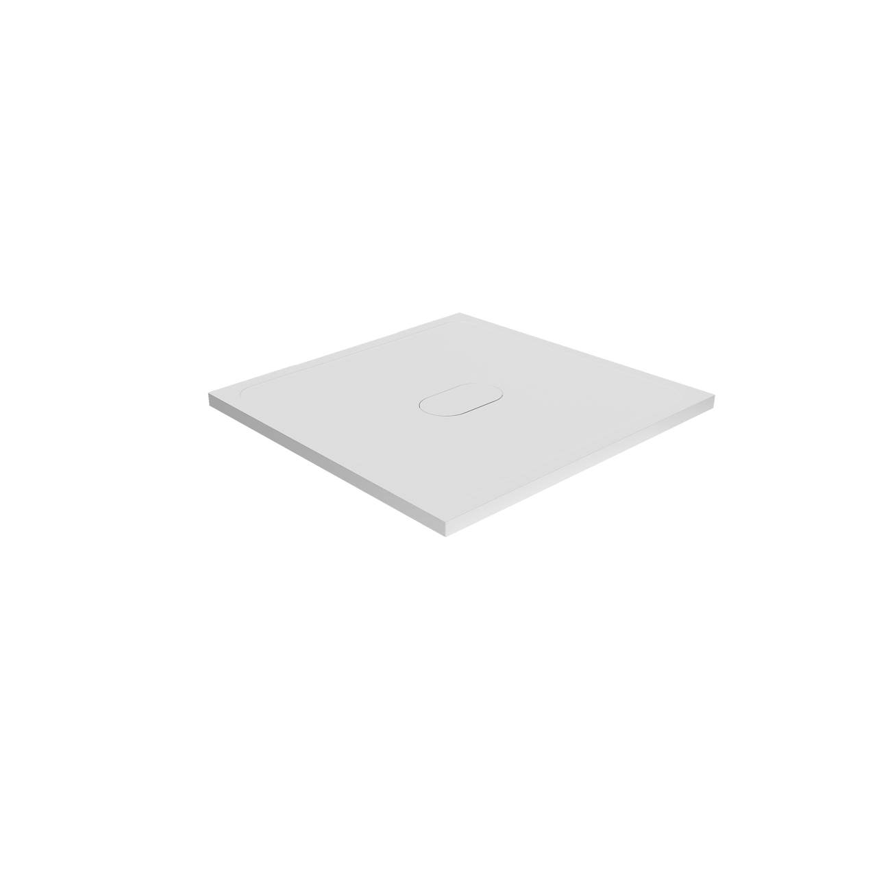 Balmani Artic Duschwanne: 90 x 90 cm, Top Solid, Weiß matt