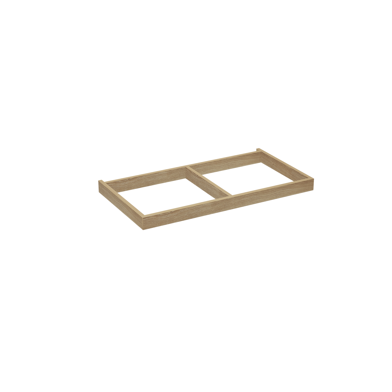 Balmani Lucida Sockel für Bad-Unterschrank, Eiche rau, 90 x 55 cm