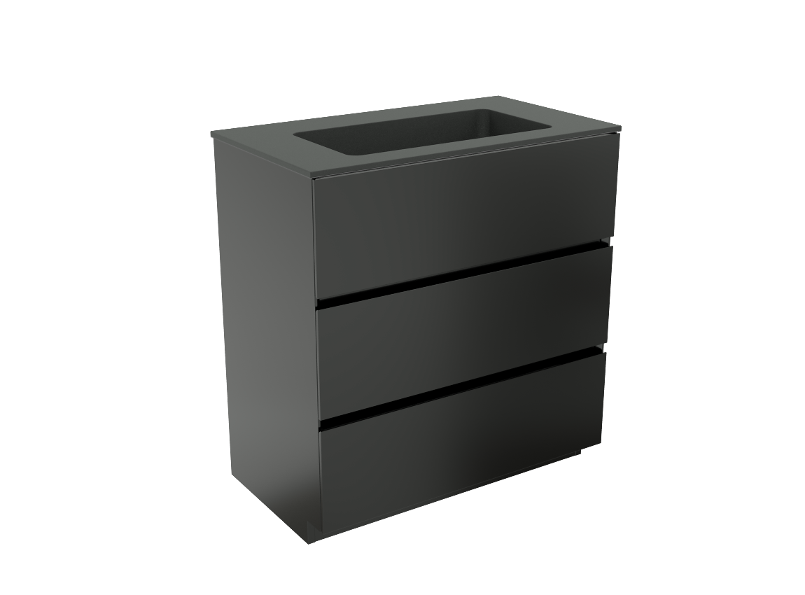 Storke Edge badkamermeubel met Scuro Wastafel