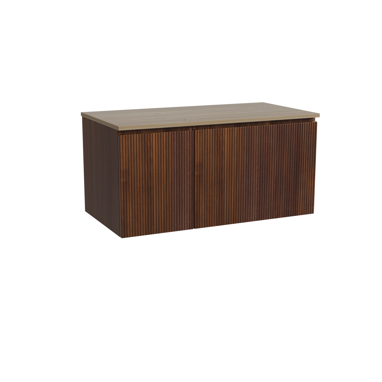 Storke Ribs Badmöbel Set mit Panton Waschtischplatte für Aufsatzwaschbecken