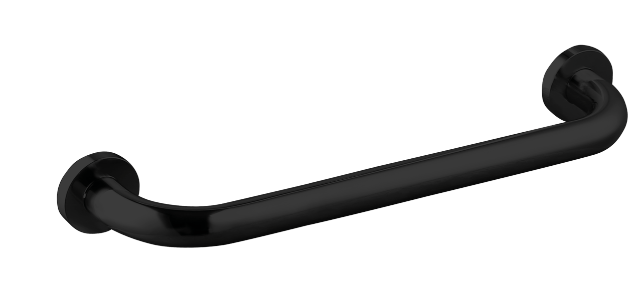 Blaufoss Easy poignée de bain 45 cm noir mat
