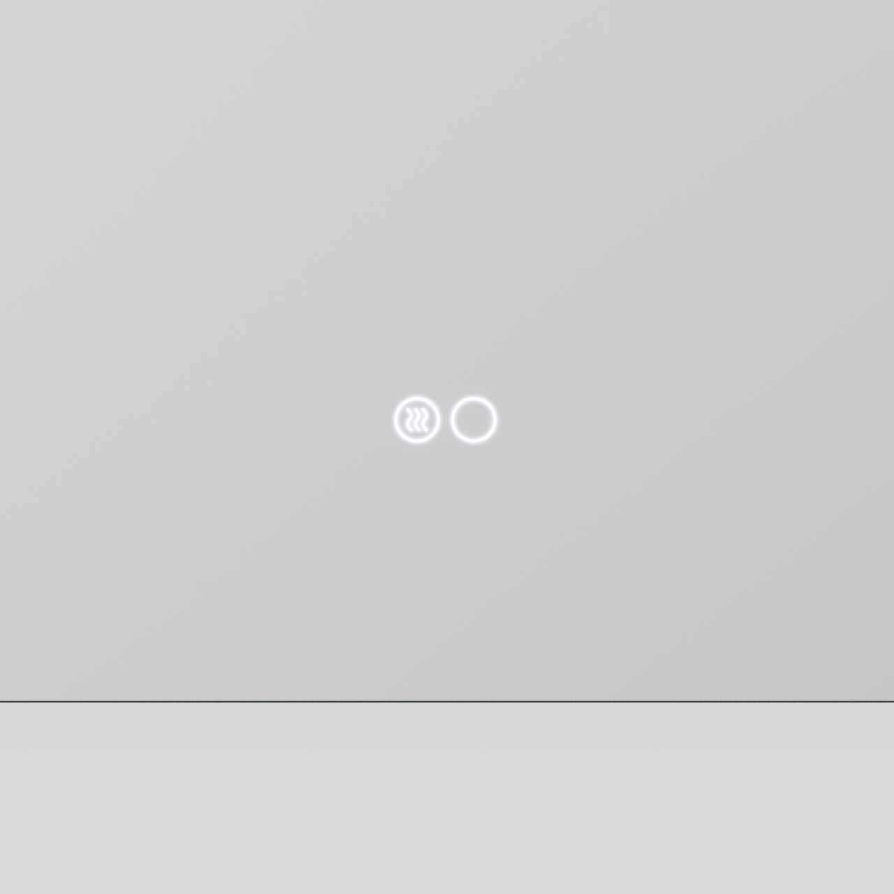 Balmani Giro Touch miroir rectangulaire lumineux et anti-buée 135 x 65 cm