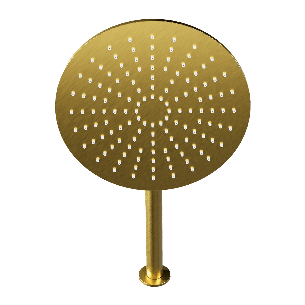 Blaufoss Round 300 tête de douche ronde avec support mural 30 cm Brushed Gold