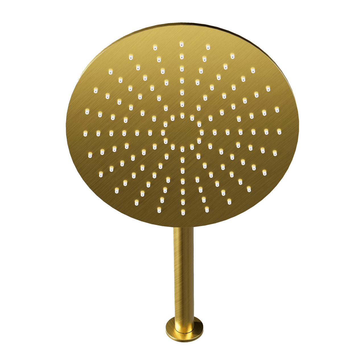Blaufoss Round 300 tête de douche ronde avec support mural 30 cm Brushed Gold