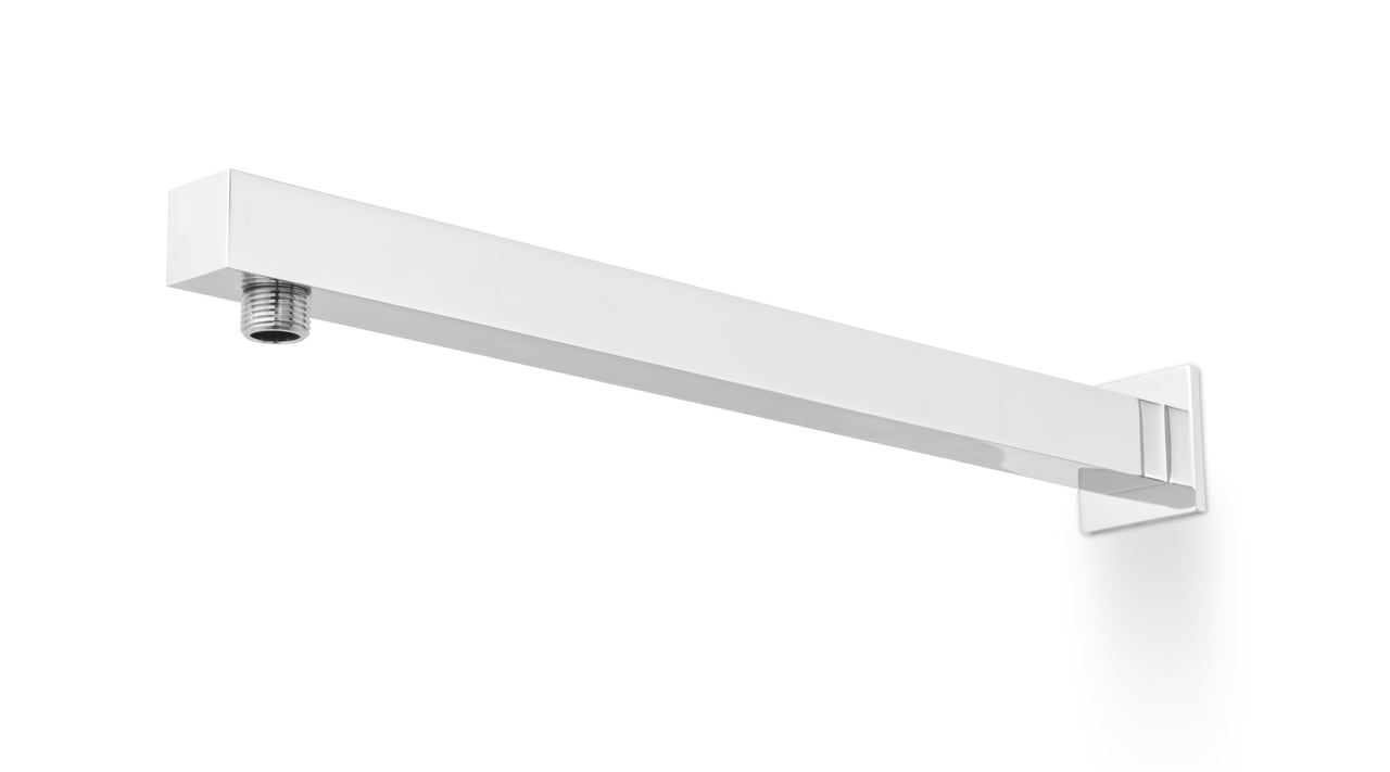 Blaufoss Square Big douchearm wandbevestiging 40cm chroom