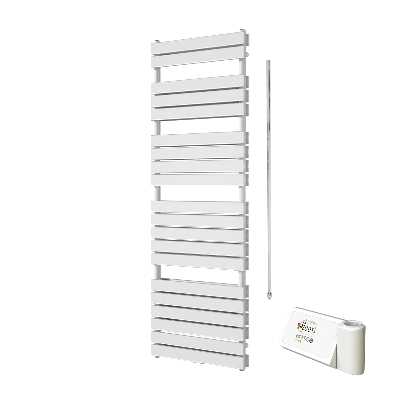 Dubbele Radiator Vipera Vulcan dubbele handdoekradiator 60 x 183,5 cm elektrische ...