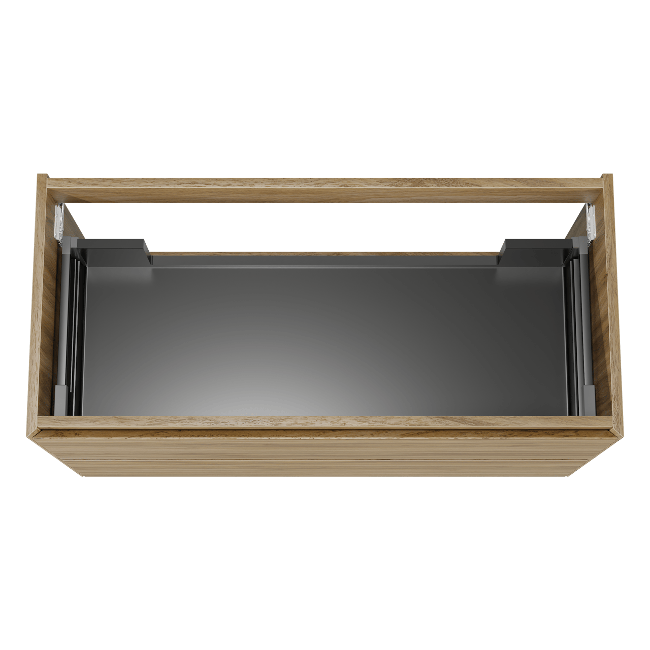 Balmani Mitra Compact hängendes möbelstück Waschtischunterschränke 100 x 46 cm wildeiche 2 Schubladen