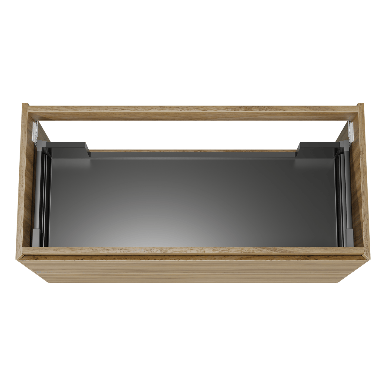 Balmani Mitra Compact hängendes möbelstück Waschtischunterschränke 100 x 46 cm wildeiche 2 Schubladen