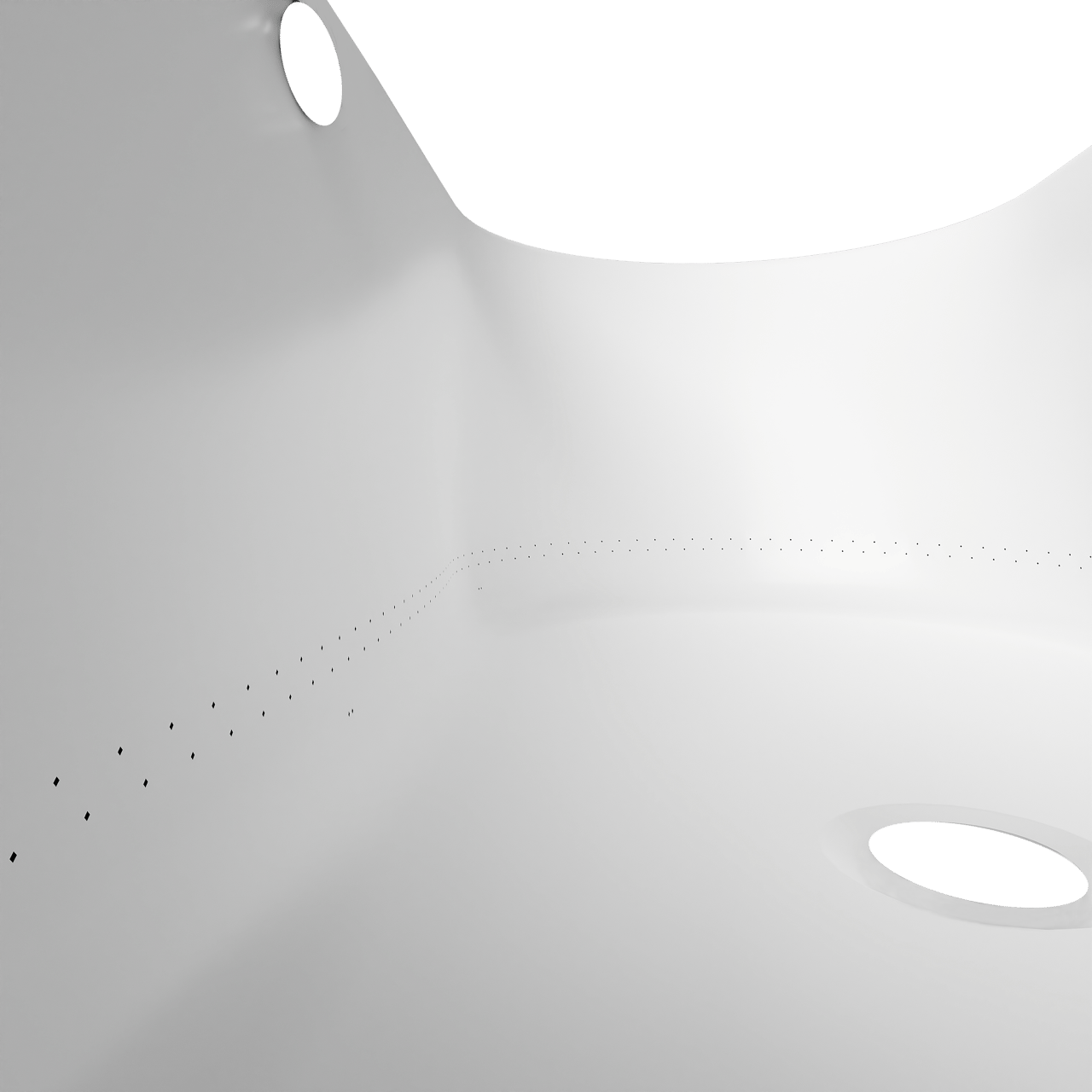 Luca Varess Rosala Whirlpool mit Luftsystem Einbaubadewanne 180 x 80 cm Acryl weiß matt