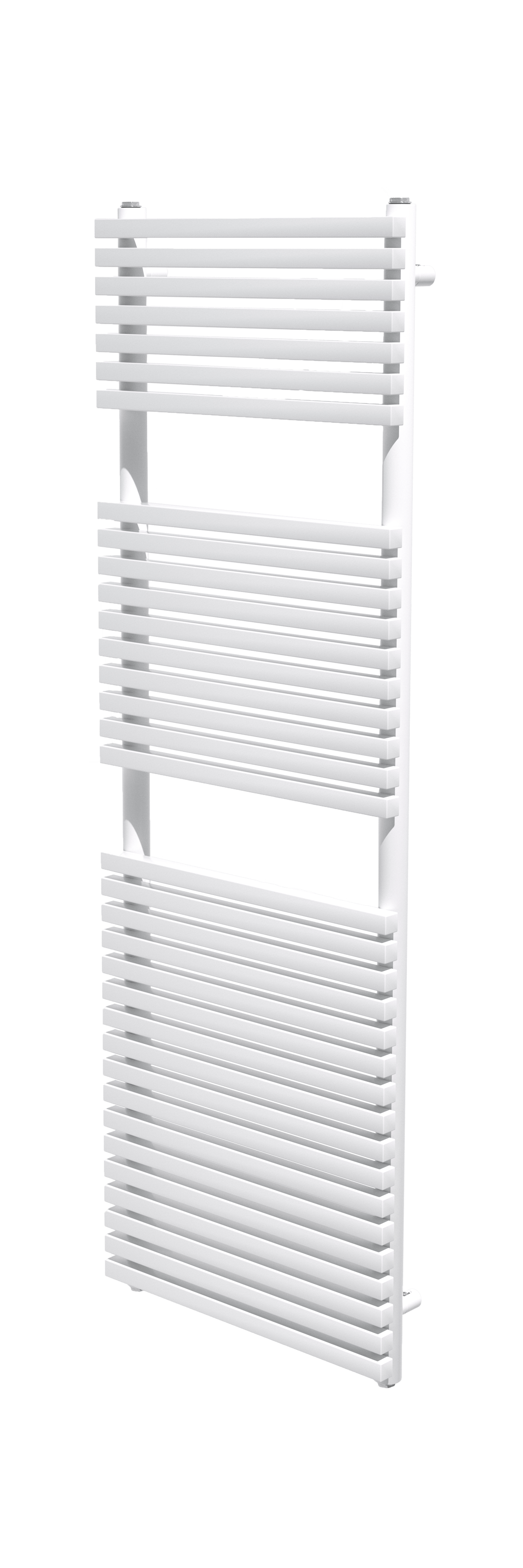 UNIQUEMENT POUR ALLEMAGNE - Vipera Vesuvio sèche-serviettes simple 50 x 150 cm chauffage électrique blanc mat raccordements latéral et central possibles 1.044W, résistance incluse