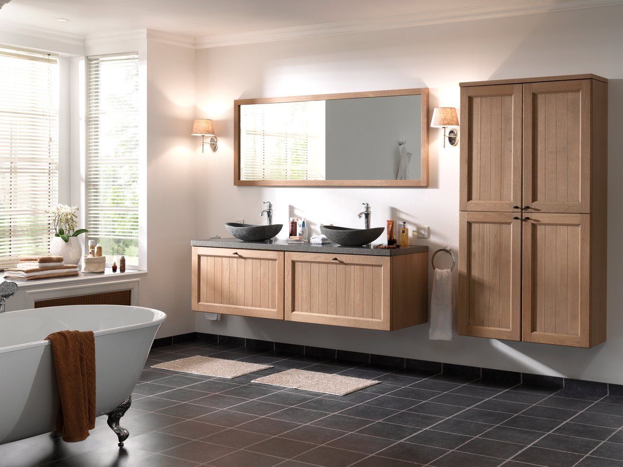 Balmani Legno rechthoekig badkamerspiegel 180 x 72 cm