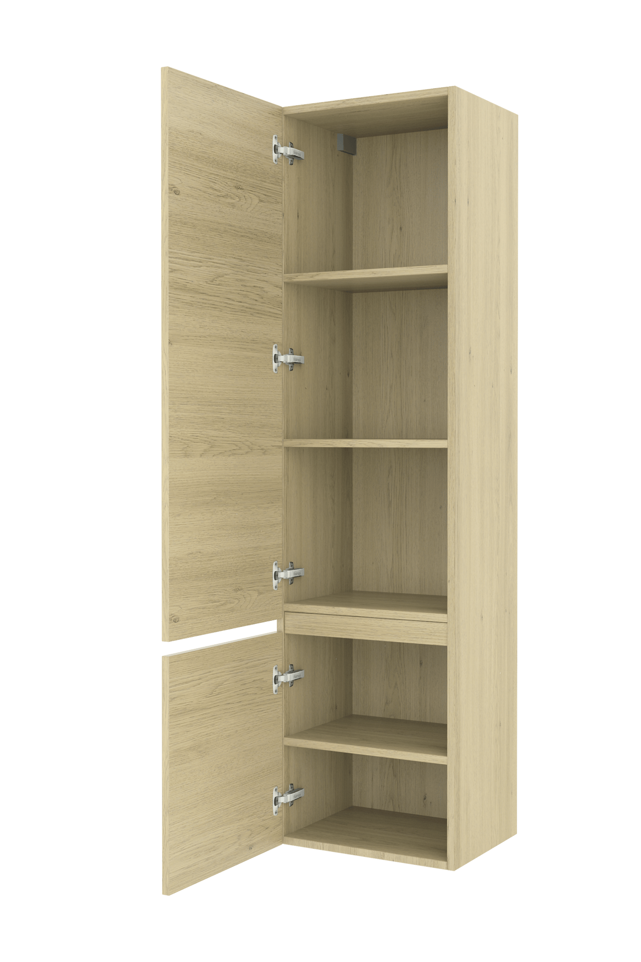 Balmani Cubo/Lucida colonne salle de bains suspendue à gauche chêne vieilli 45 x 35 x 169 cm