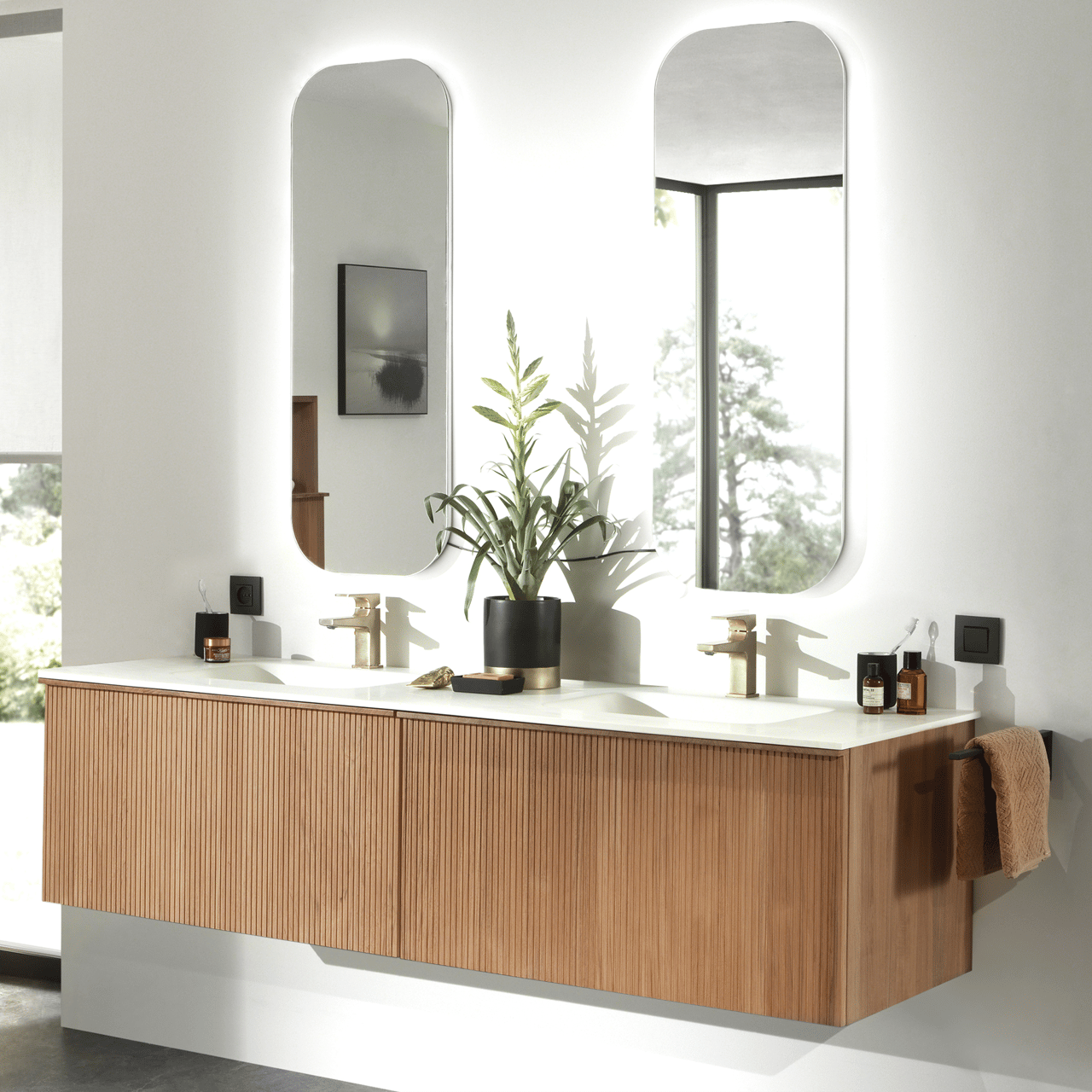 Hansgrohe Metropol 100 Waschbecken Armatur: Brushed Bronze