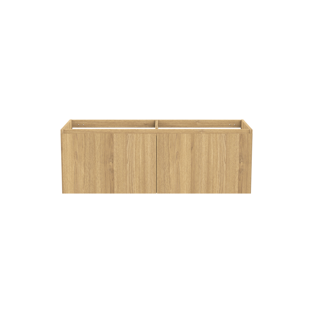 Balmani Idra meuble sous-vasque suspendu 135 x 55 cm plaqué chêne naturel 4 tiroirs