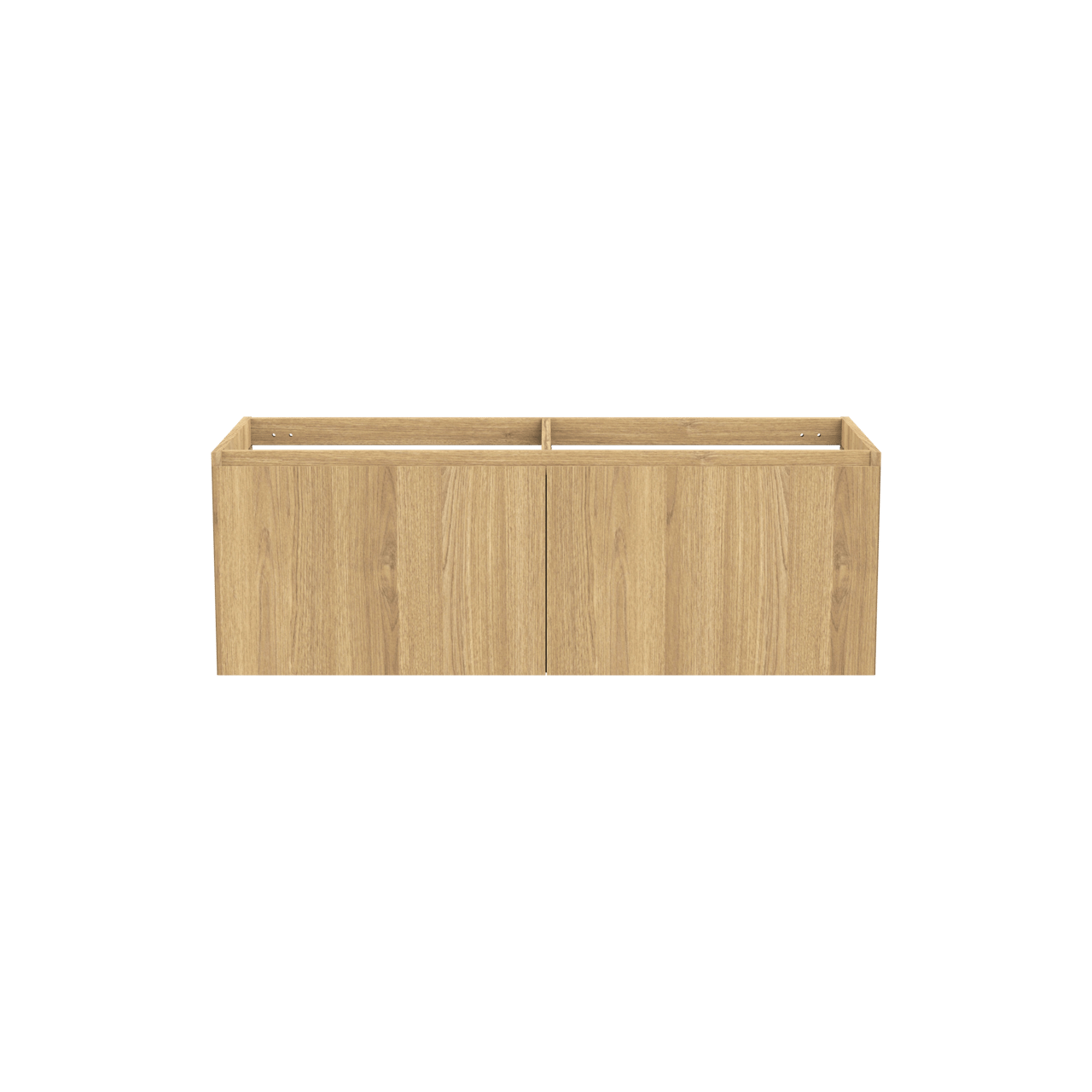 Balmani Idra meuble sous-vasque suspendu 135 x 55 cm plaqué chêne naturel 4 tiroirs