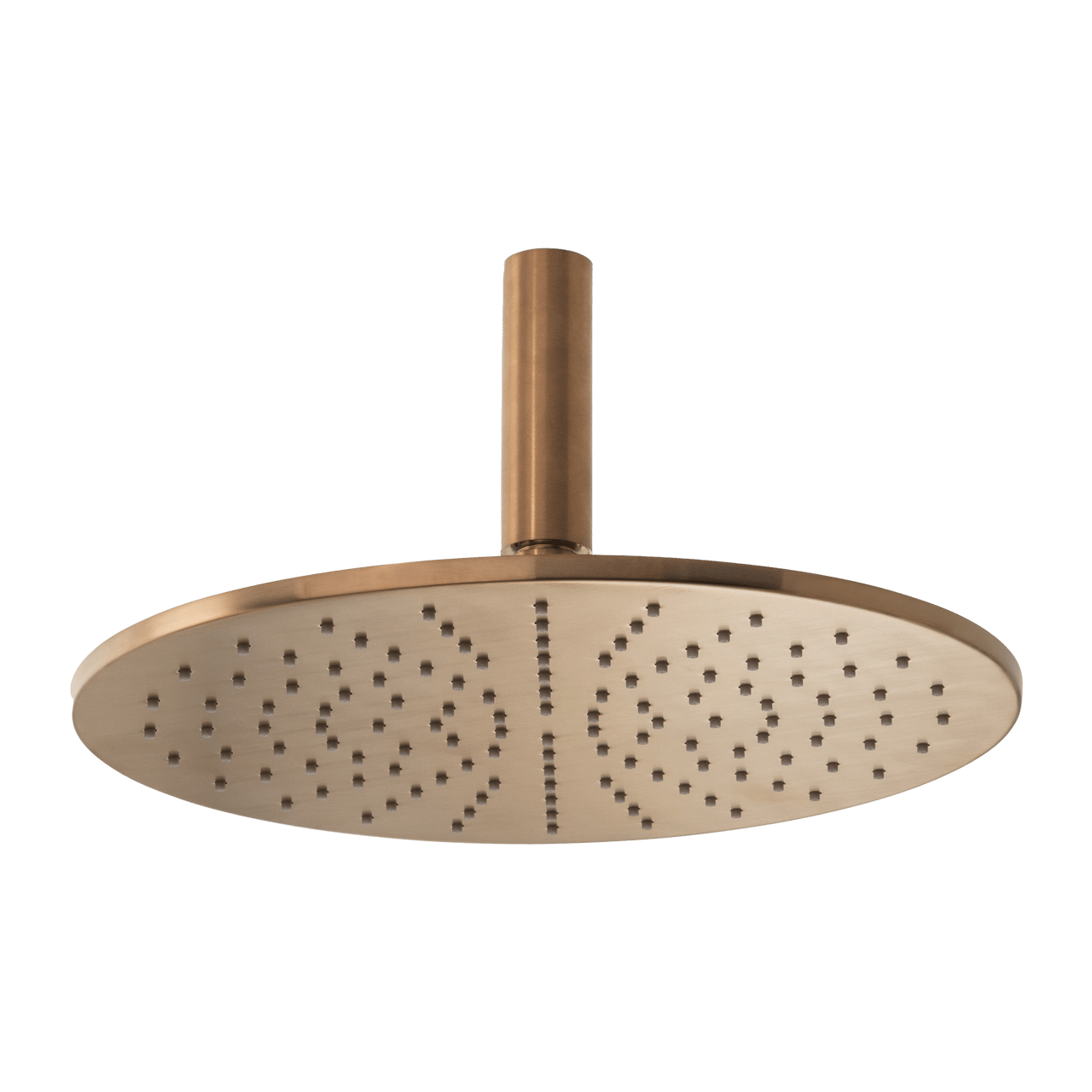 Blaufoss Round 300 ronde regendouchekop met plafondsteun 30 cm Brushed Rosegold