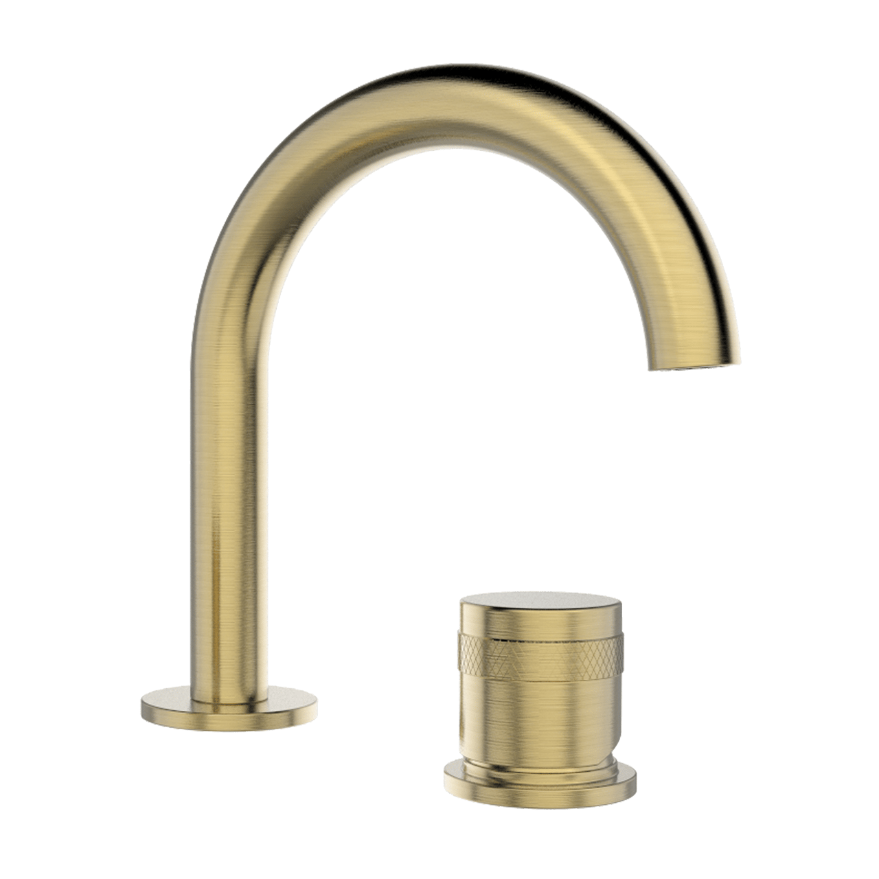 Blaufoss Pavilion Curve wastafelkraan Brushed Gold