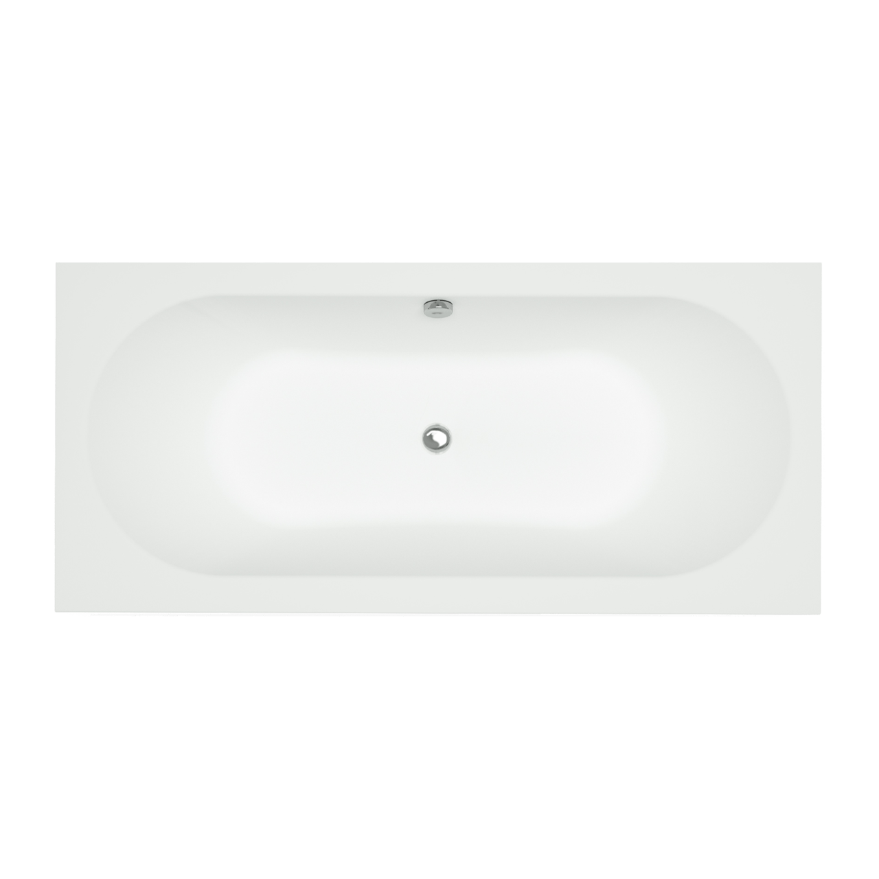 Luca Varess Snello baignoire encastrable duo 180 x 80 cm acrylique blanc mat